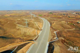 Construction of the Horadiz-Jabrayil-Zangilan-Aghband road nears completion -PHOTO  -VIDEO 