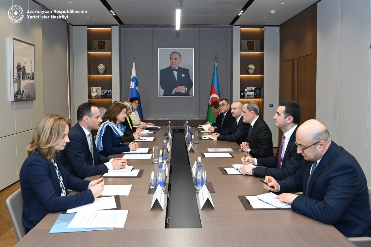 Azerbaijani, Slovenian FMs hold meeting -UPDATED-1 