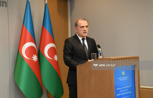 Jeyhun Bayramov,Foreign Minister of the Republic of Azerbaijan and Bakhtiyor Sayidov, Foreign Minister of the Republic of Uzbekistan