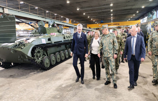 Chief of General Staff of Azerbaijan Army visits Slovak defense industry institutions and training center