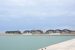 President Ilham Aliyev and First Lady Mehriban Aliyeva reviewed ongoing projects at Sea Breeze Resort