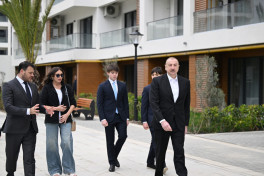 President Ilham Aliyev and First Lady Mehriban Aliyeva reviewed ongoing projects at Sea Breeze Resort