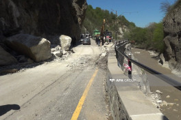 Traffic on Guba-Gonagkend road, which was cut off due to rock fall restored  -VIDEO -PHOTO 
