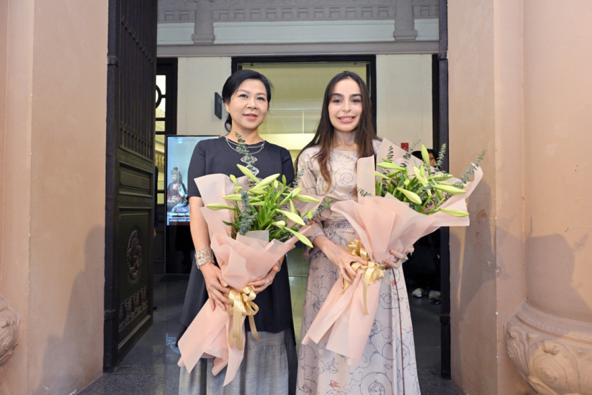 Leyla Aliyeva meets with spouse of General Secretary of the Communist Party of Vietnam Central Committee-PHOTO 