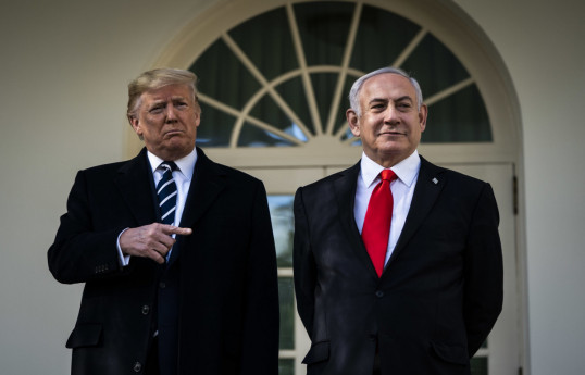 U.S. President Donald Trump, Israeli Prime Minister Benjamin Netanyahu