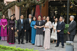 Leyla Aliyeva meets with spouse of General Secretary of the Communist Party of Vietnam Central Committee-PHOTO 