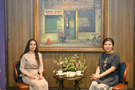 Leyla Aliyeva meets with spouse of General Secretary of the Communist Party of Vietnam Central Committee-PHOTO 