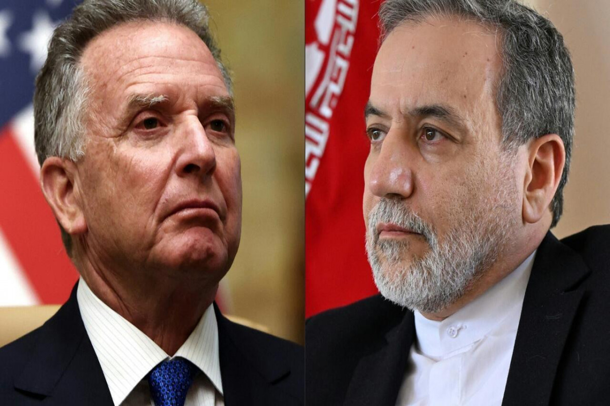 US Middle East envoy Steve Witkoff at Diriyah Palace, in Riyadh, Saudi Arabia, on February 18, 2025 (L); and Iran