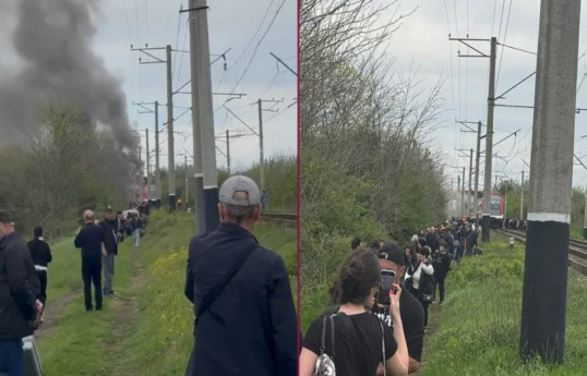 Passenger train catches fire in Georgia, passengers evacuated