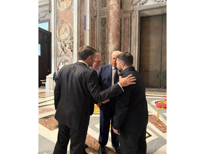 Trump and Zelenskyy meet one-on-one in Vatican basilica to seek Ukraine peace