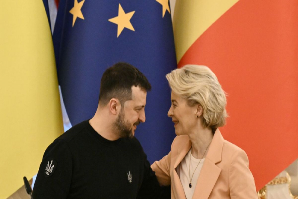 Volodymyr Zelenskyy, Ursula von der Leyen
