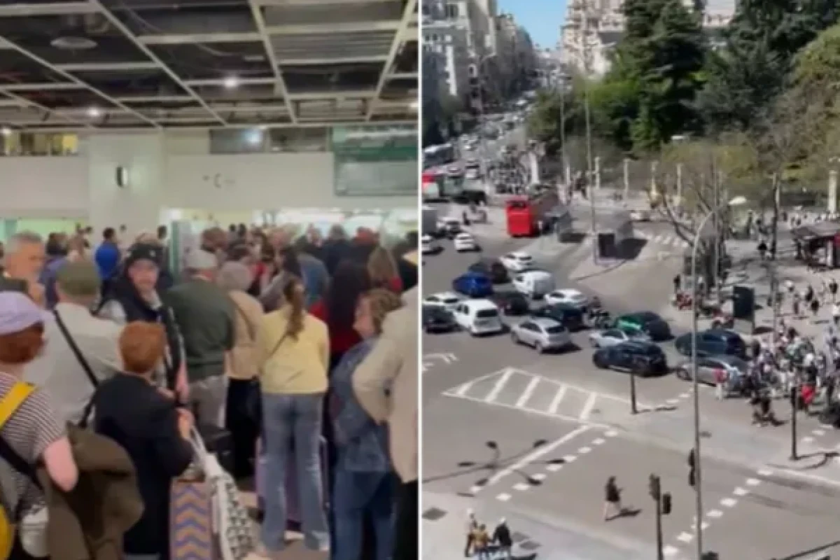 Major power outages in Spain and Portugal, airports and metros suspended