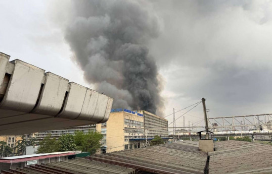 Massive fire at Tbilisi shopping mall extinguished -VIDEO  -UPDATED 