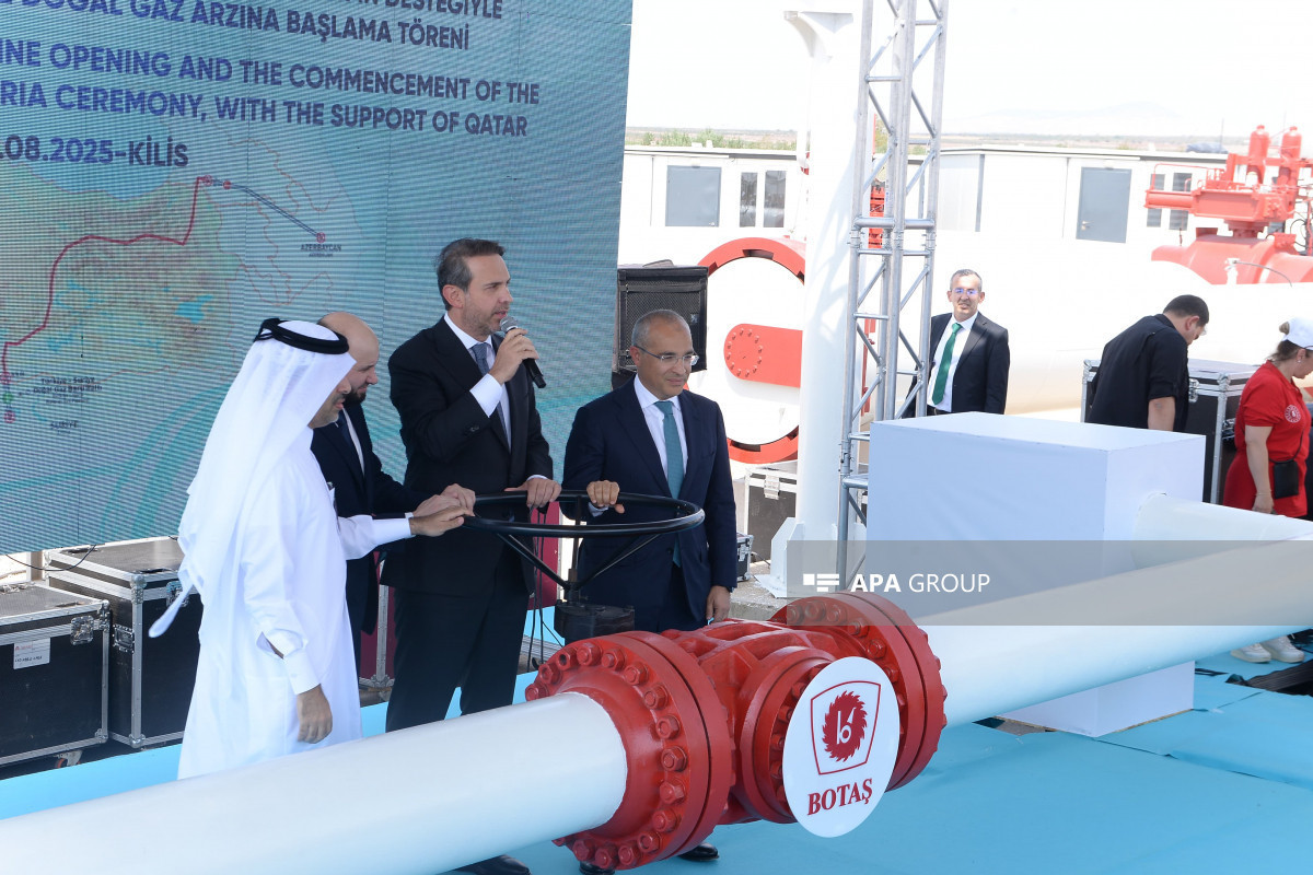 Transportation of Azerbaijani gas to Syria via Türkiye begun -PHOTO -VIDEO -UPDATED 1 