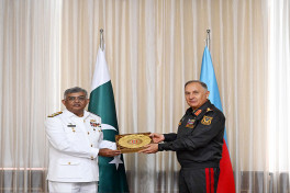 Chief of General Staff of Azerbaijan Army receives Pakistan Navy Chief -VIDEO 