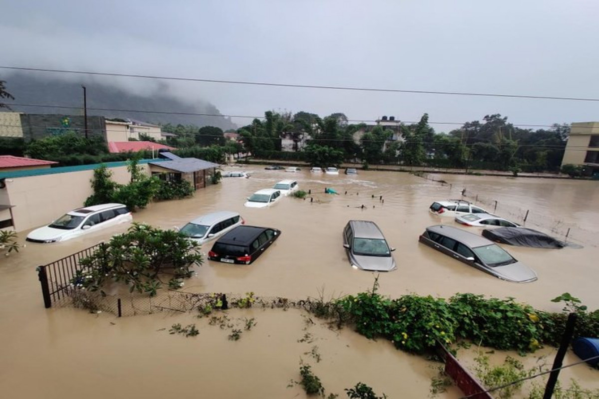 More than 50 people missing after flash floods wash away Himalayan village in India