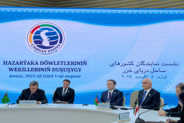 Shallowing of the Caspian Sea discussed in Turkmenistan