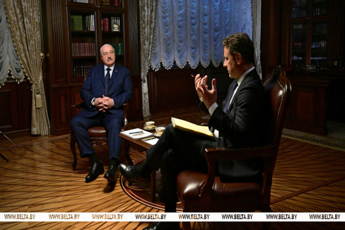 Aleksandr Lukashenko,president of the Republic of  Belarus and Ilham Aliyev, president of the Republic of Azerbaijan