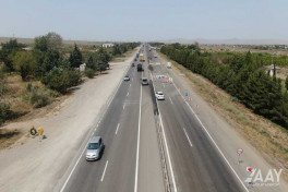 Repair work is underway on Baku-Alat-Gazakh-Georgia highway-PHOTO 