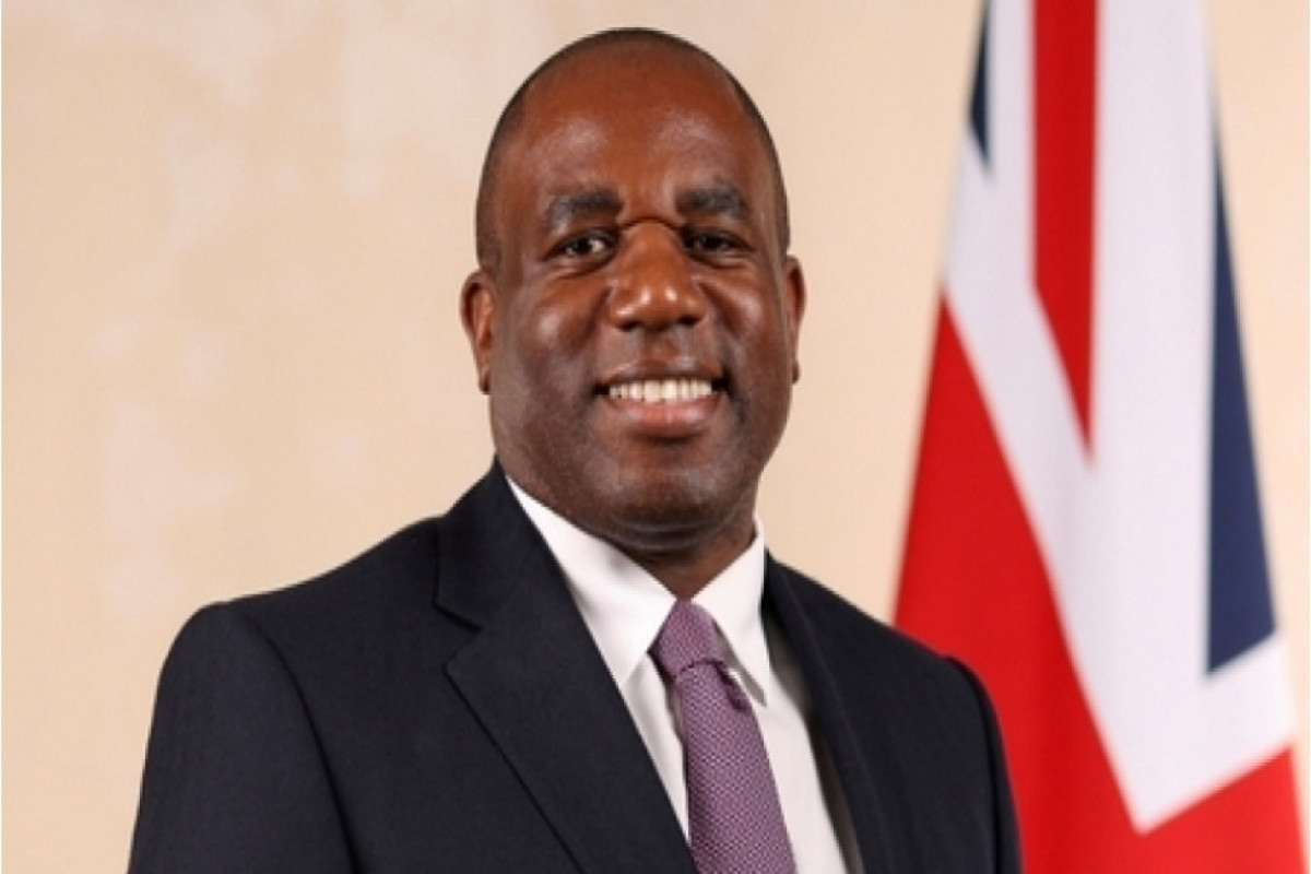 David Lammy Secretary of State for Foreign and Commonwealth Affairs of the United Kingdom
