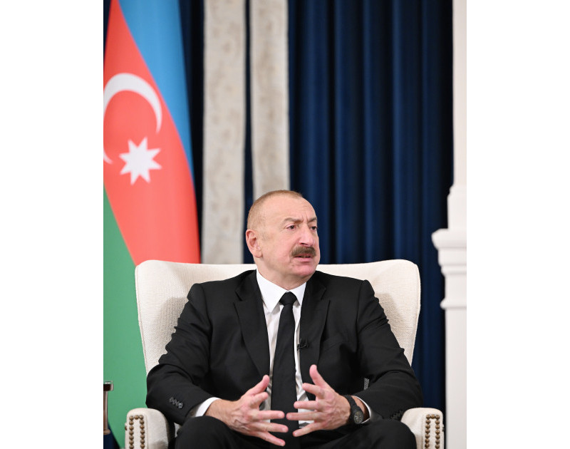 President Ilham Aliyev gave interview to Azerbaijani media representatives in Washington-VIDEO -UPDATED 