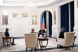 President Ilham Aliyev gave interview to Azerbaijani media representatives in Washington-VIDEO -UPDATED 