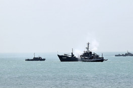 Azerbaijani Navy holds live-fire tactical exercises in Caspian Sea-VIDEO 