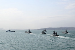 Azerbaijani Navy holds live-fire tactical exercises in Caspian Sea-VIDEO 