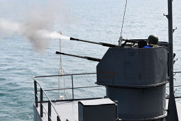 Azerbaijani Navy holds live-fire tactical exercises in Caspian Sea-VIDEO 