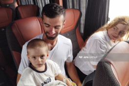 First resettlement caravan arrived in village of Kolatagh in Azerbaijan's Aghdara, families receive house keys-PHOTO -UPDATED-1 