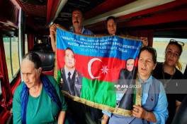 First relocation caravan arrives in village of Vangli in Azerbaijan's Aghdara, families receive keys-UPDATED-1 -PHOTO -VIDEO 