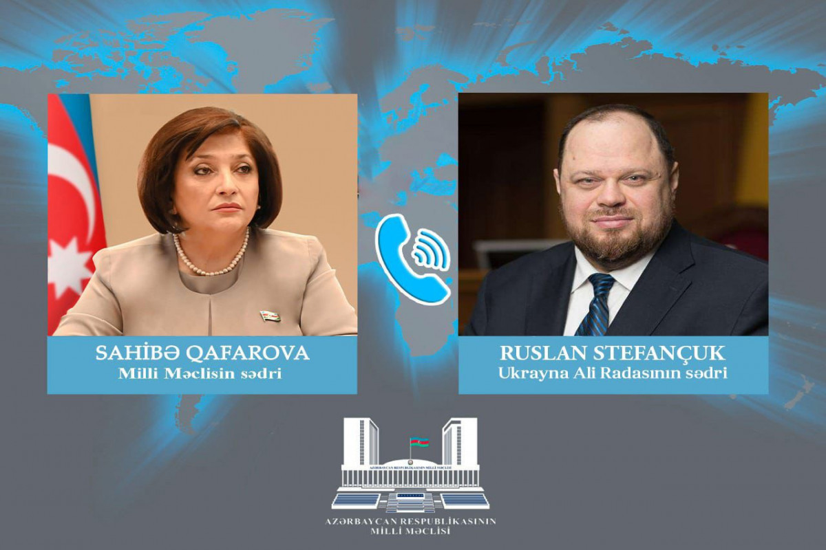 Phone conversation held between chairmen of Azerbaijani Parliament and Verkhovna Rada of Ukraine