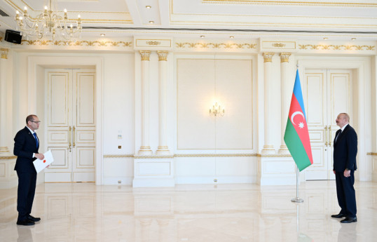 President Ilham Aliyev received credentials of Israel’s newly appointed ambassador