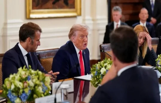 It's an honour to have Europeans at the White House, says Trump