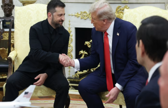 Volodymyr Zelenskyy, Donald Trump