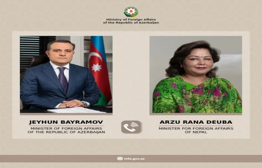 Azerbaijani FM had a telephone conversation with Foreign Minister of Nepal