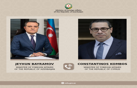 Foreign ministers of Azerbaijan and Cyprus hold phone call