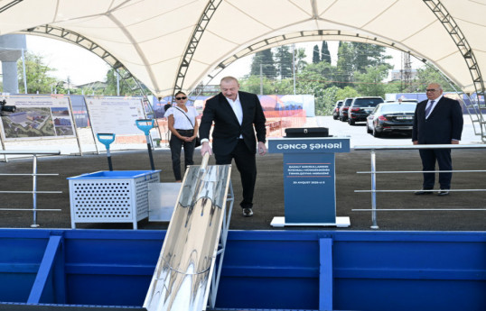 Foundation laid for basalt products manufacturing facility in Ganja-UPDATED 