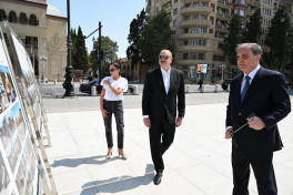 President Ilham Aliyev and First Lady Mehriban Aliyeva visited Ganja-UPDATED 