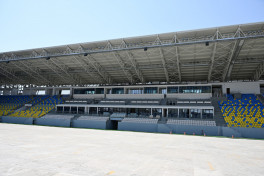 President Ilham Aliyev and First Lady Mehriban Aliyeva inspected construction progress at Ganja city stadium-UPDATED 