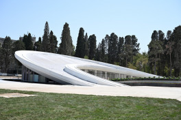 President Ilham Aliyev and First Lady Mehriban Aliyeva reviewed work at Ganja Memorial Complex-UPDATED 