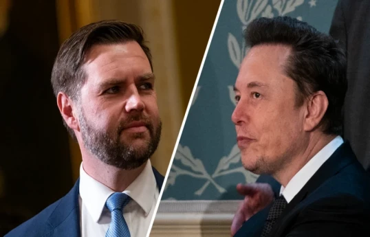 U.S. Vice President J.D. Vanc and American businessman Elon Musk