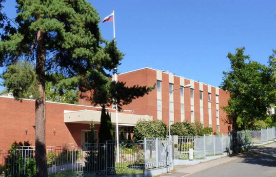 Russian trade mission in Sweden attacked with drone