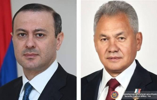 Secretaries of Armenian and Russian Security Councils held telephone conversation