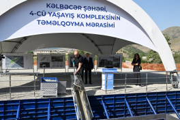 Foundation stone laid for 4th residential complex in Kalbajar-UPDATED 