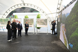President Ilham Aliyev and First Lady Mehriban Aliyeva inspected progress of construction on Toganali-Kalbajar-Istisu highway-UPDATED 