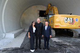 President Ilham Aliyev and First Lady Mehriban Aliyeva inspected progress of construction on Toganali-Kalbajar-Istisu highway-UPDATED 