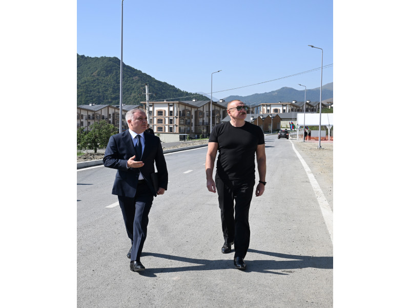 President Ilham Aliyev attended opening of "Balland – Kalbajar honey, bee, and beekeeping products store"-UPDATED 