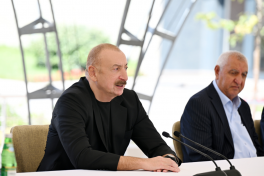 President Ilham Aliyev met with Kalbajar residents and presented apartment keys-UPDATED 