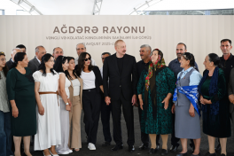 President Ilham Aliyev and First Lady Mehriban Aliyeva met with residents of Vangli and Kolatag villages in Aghdara-UPDATED 